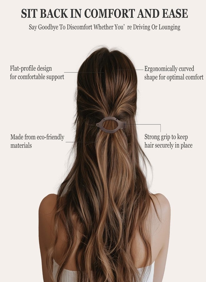 Sunolga 8 PCS Flat Hair Clips for Women - French Matte Flat Claw Clips for Thick & Thin Hair No-Slip Hair Barrettes, Strong Hold Styling Accessories for Women - Image 3